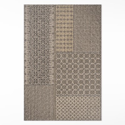 Dywan winylowy Aztecki wzór imitacja zdobionej tkaniny