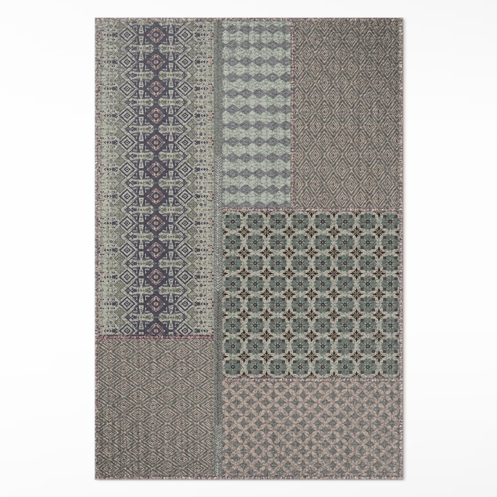 Dywan winylowy Styl aztecki imitacja zdobionej tkaniny