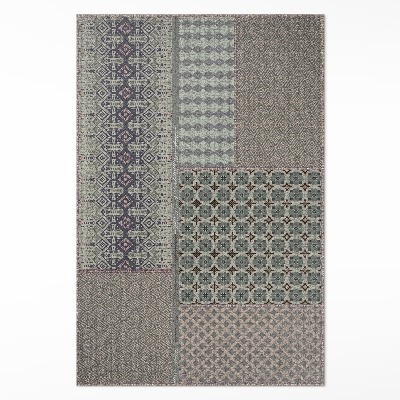 Dywan winylowy Styl aztecki imitacja zdobionej tkaniny