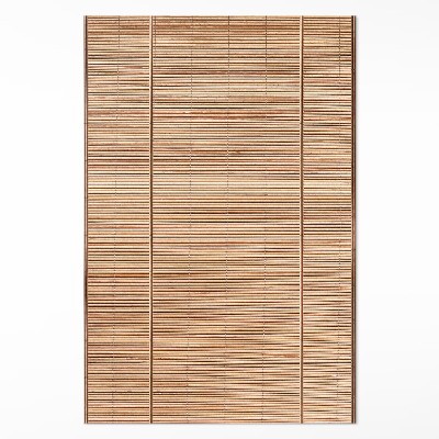 Dywan winylowy Trzcina drewniana ozdoba