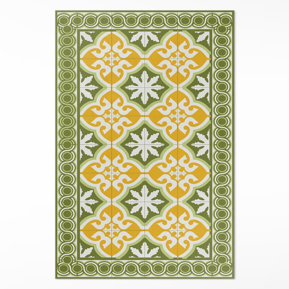 Dywan winylowy Klasyczne kafelki jaskrawa mozaika