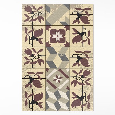 Dywan winylowy Magnolia kafelki wzorzysta mozaika