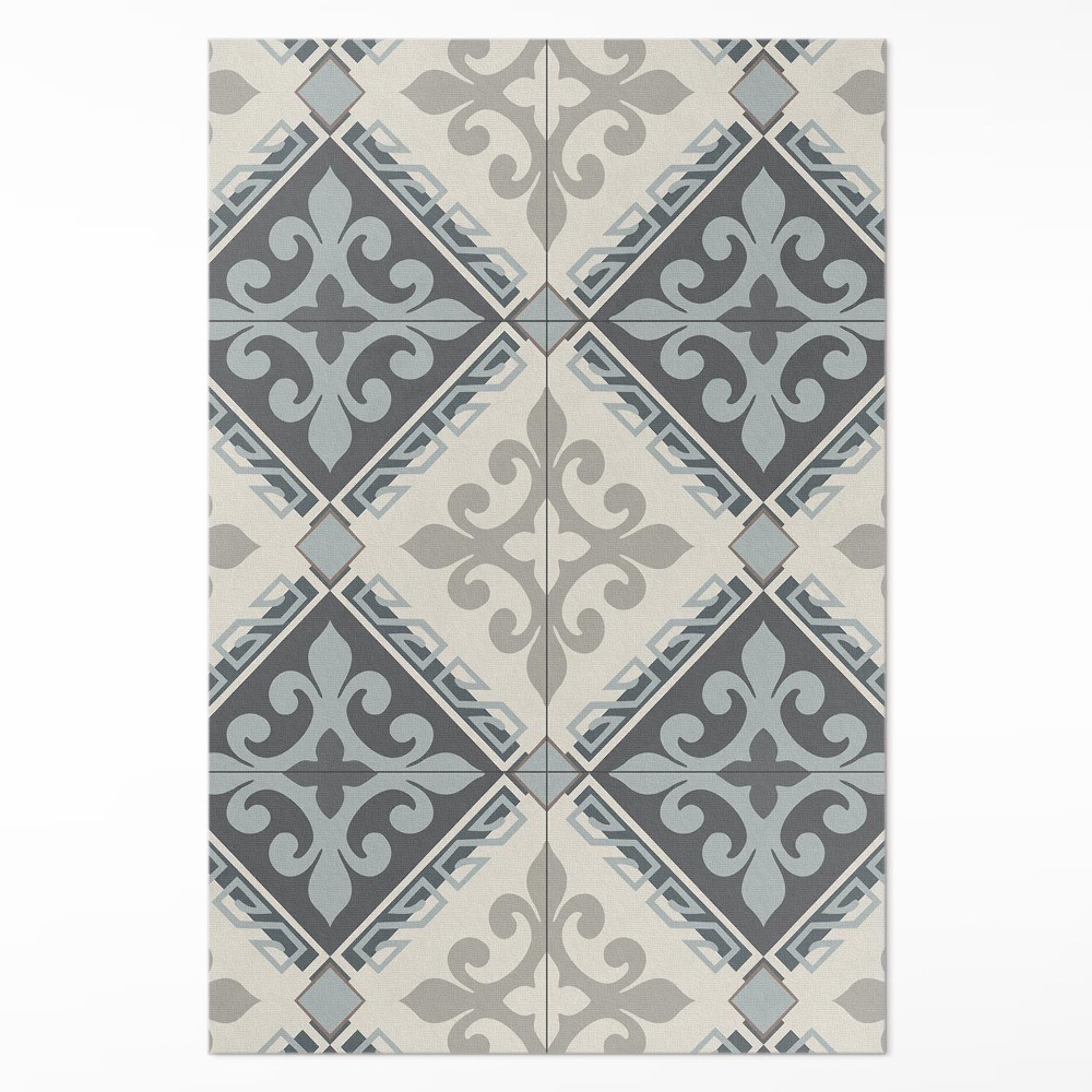 Dywan winylowy Geometryczne ornament mozaika vintage