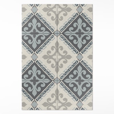 Dywan winylowy Geometryczne ornament mozaika vintage