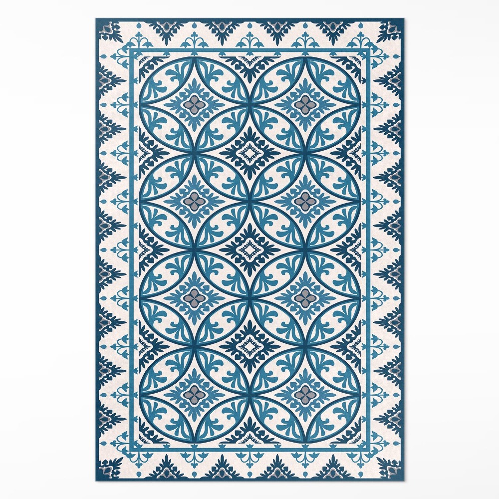 Dywan winylowy Abstrakcyjne koła śródziemnomorskie kafelki