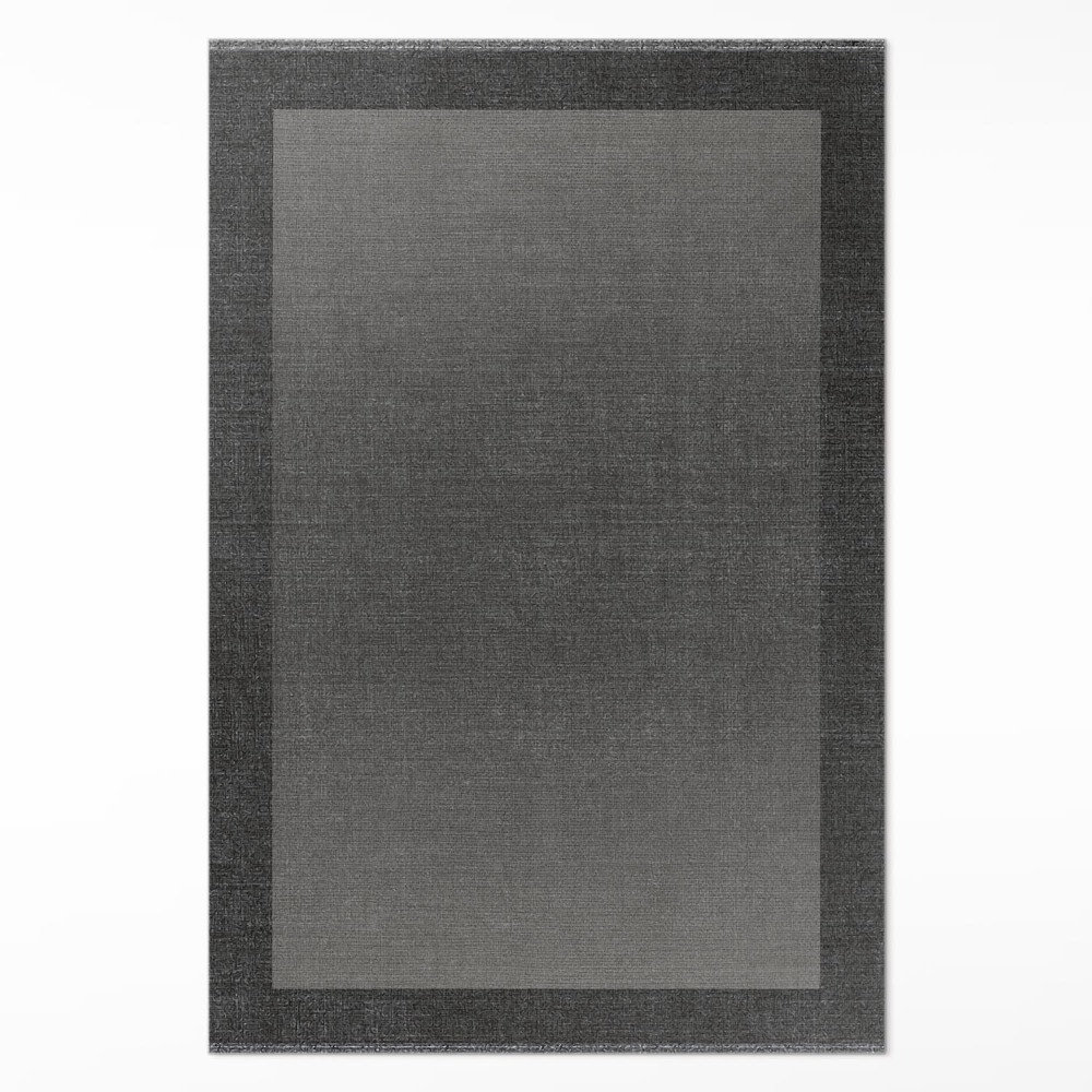 Dywan winylowy Szara rama klasyczny wzór tkaniny