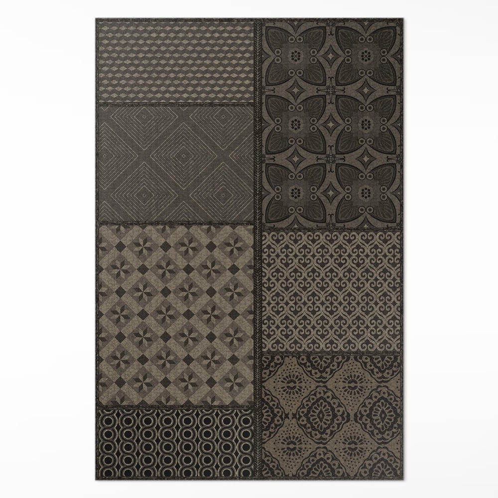 Dywan winylowy Połączenie wielu wzorów imitacja tkaniny