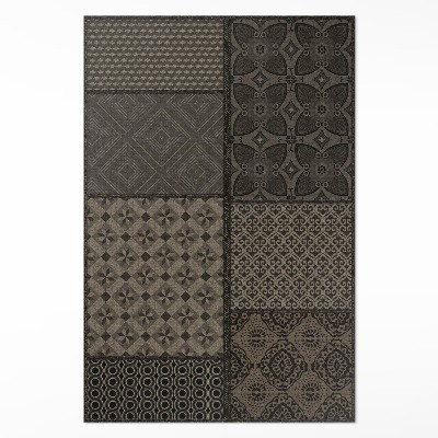 Dywan winylowy Połączenie wielu wzorów imitacja tkaniny