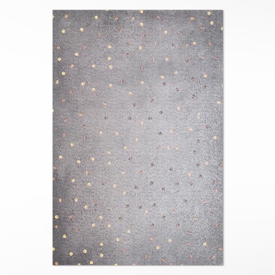 Dywan winylowy Jasne i ciemne kropki na szarej teksturze