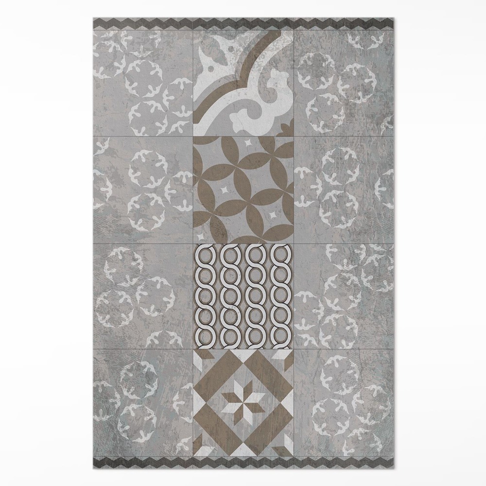 Dywan winylowy Ozdobne płytki stare kafelki