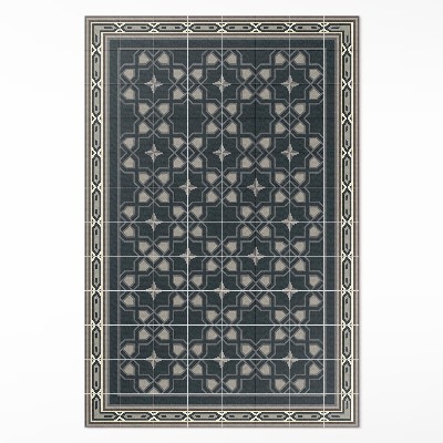 Dywan winylowy Gwiazdy geometryczne stara mozaika