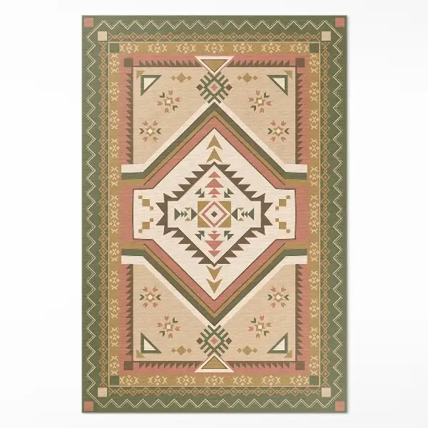 Dywan winylowy Hiszpańska geometria ornamentalny wzór