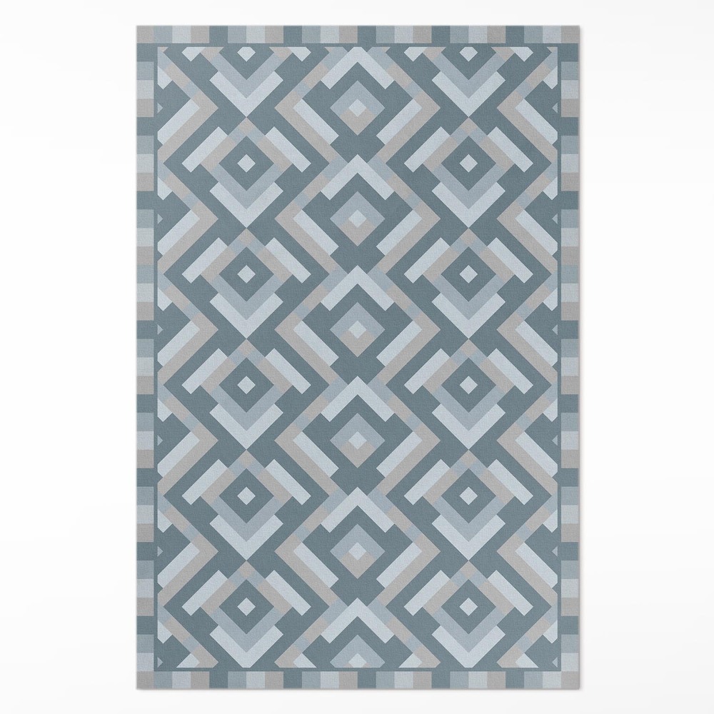 Dywan winylowy Aztecka geometria w stylu vintage boho