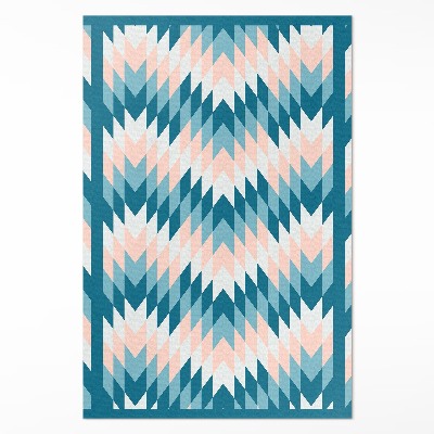 Dywan winylowy Geometryczna jodełka nowoczesny design