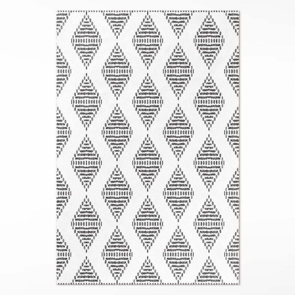 Dywan winylowy Geometryczne romby indiański wzór