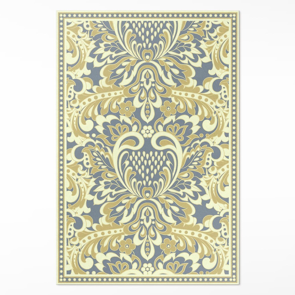 Dywan winylowy Egzotyczne kwiaty ornament roślinny