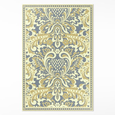 Dywan winylowy Egzotyczne kwiaty ornament roślinny