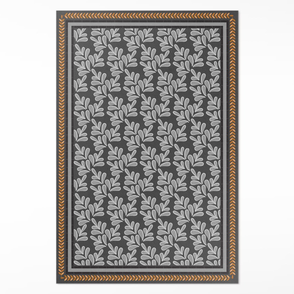 Dywan winylowy Kwiecisty warkocz motyw roślinny