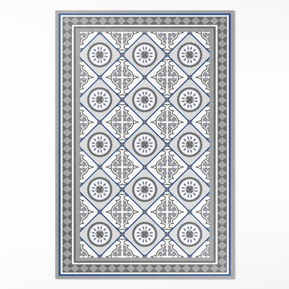 Dywan winylowy Geometryczne romby ornamentalne kafelki