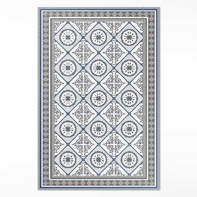 Dywan winylowy Geometryczne romby ornamentalne kafelki