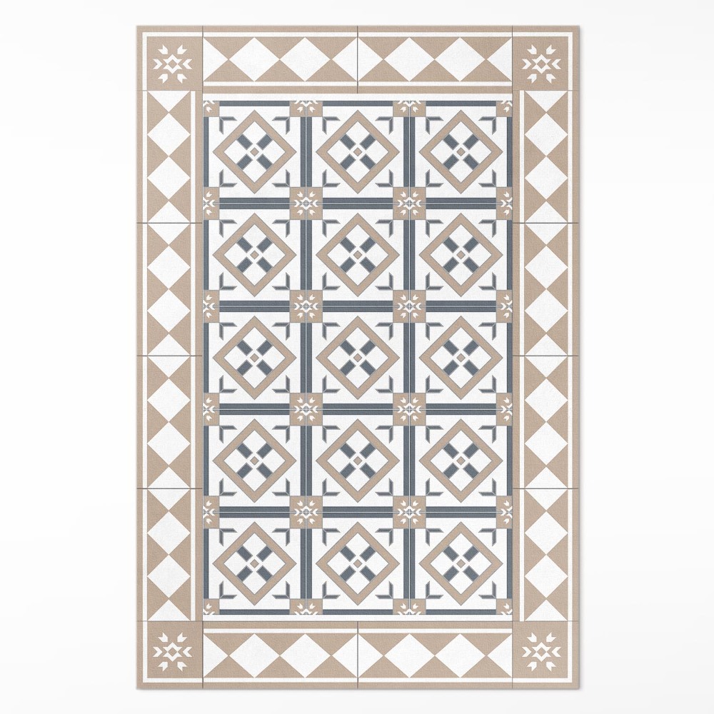 Dywan winylowy Kostka w romby eleganckie kafelki