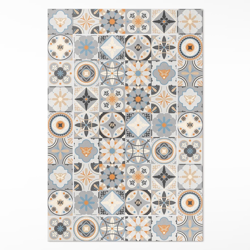 Dywan winylowy Hiszpańskie kafelki pastelowa mozaika