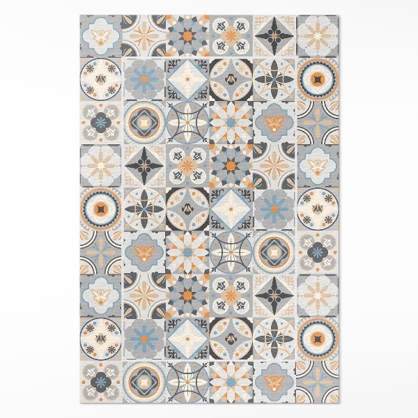 Dywan winylowy Hiszpańskie kafelki pastelowa mozaika