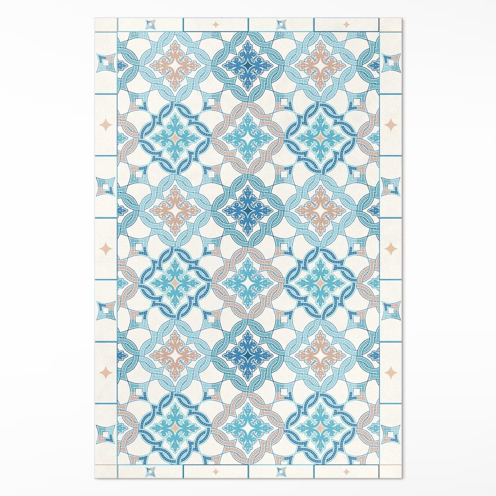 Dywan winylowy Geometryczny splot ozdobne kafelki