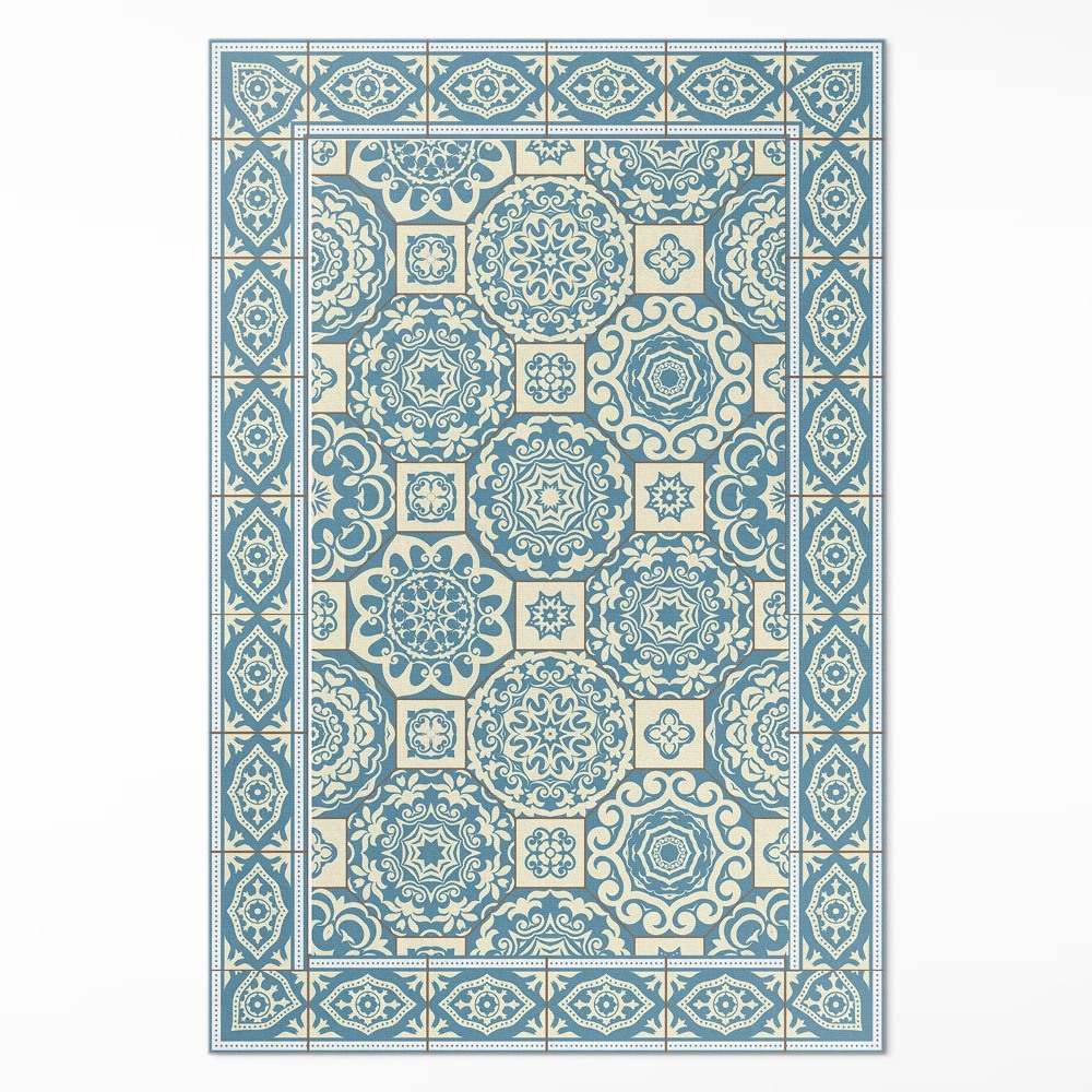 Dywan winylowy Grecka geometria dekoracyjne kafelki