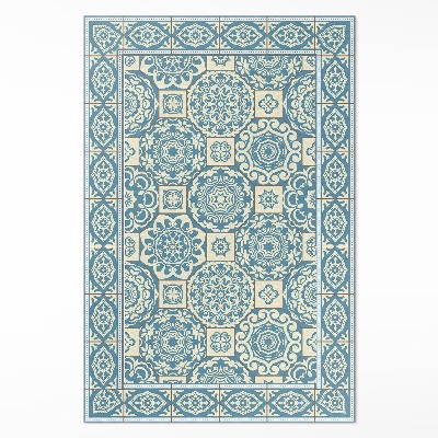 Dywan winylowy Grecka geometria dekoracyjne kafelki