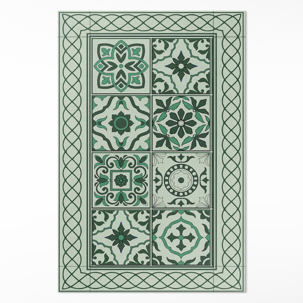 Dywan winylowy Hiszpański warkocz piękne płytki