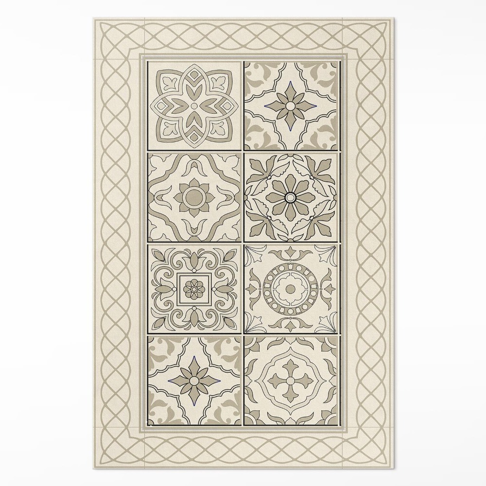 Dywan winylowy Hiszpański warkocz piękne kafelki