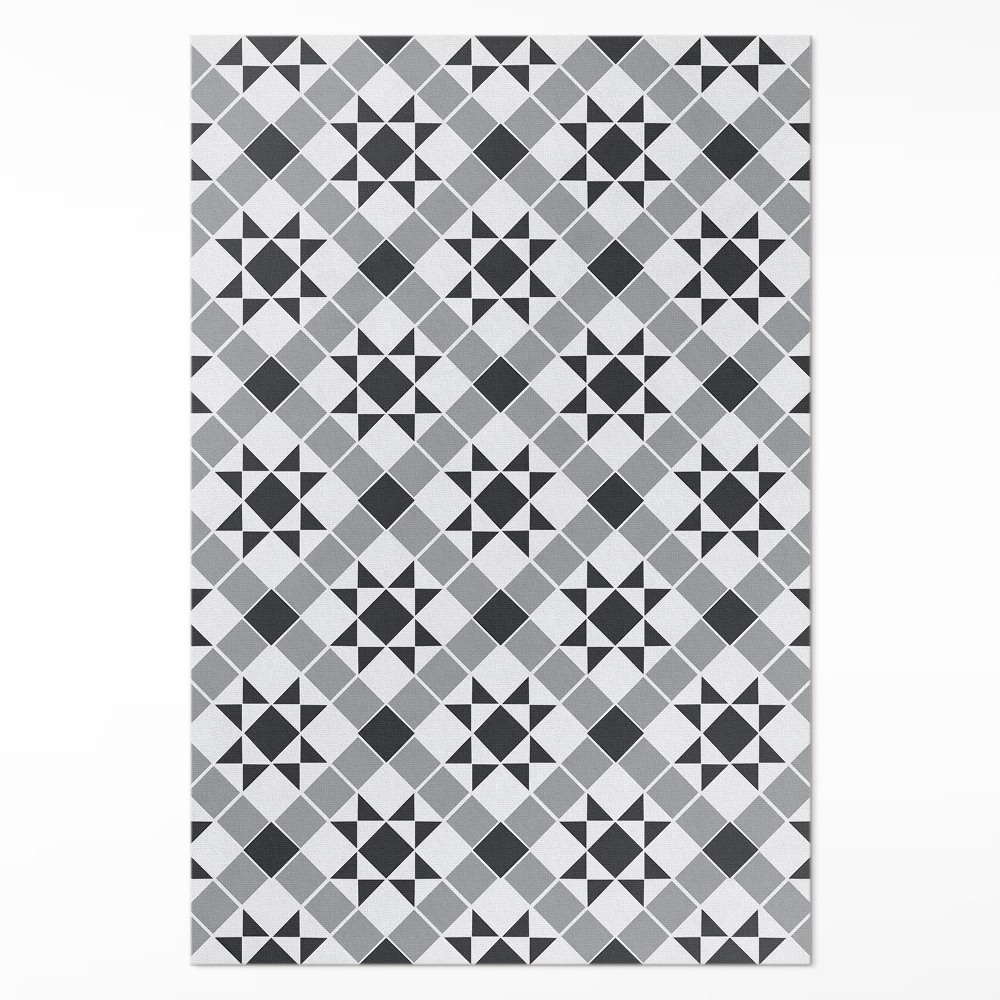 Dywan winylowy Gotyckie gwiazdki stylowe kafelki