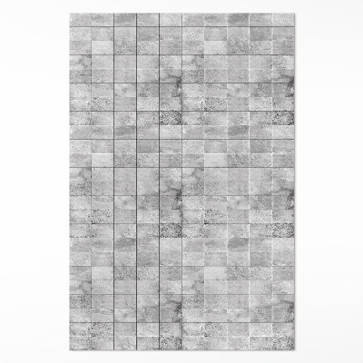 Dywan winylowy Jasne kamienne płytki industrialne kafelki