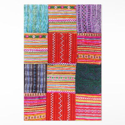 Dywan winylowy Turecki patchwork wzorzyste sploty