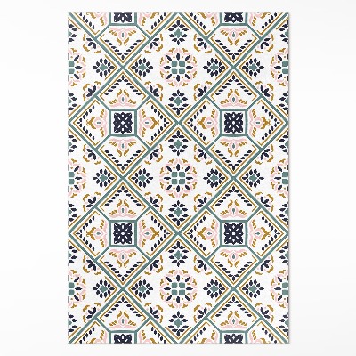 Dywan winylowy Geometryczny deseń wzorzyste kafelki