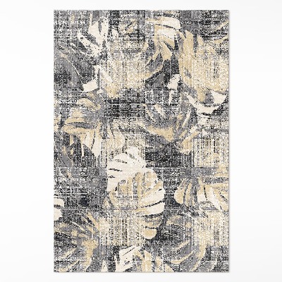 Dywan winylowy Motyw liście monstery wytarta tekstura