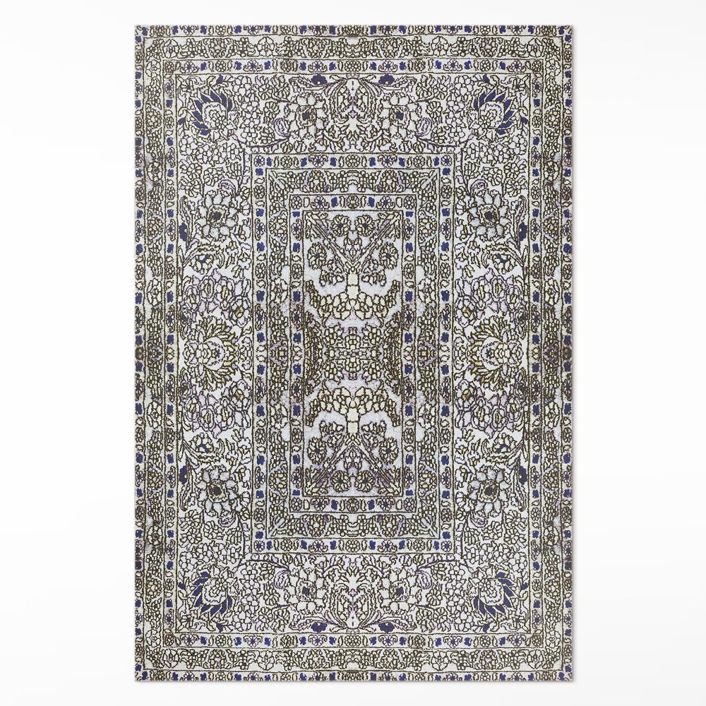 Dywan winylowy Graficzny Liniowy Vintage Szary