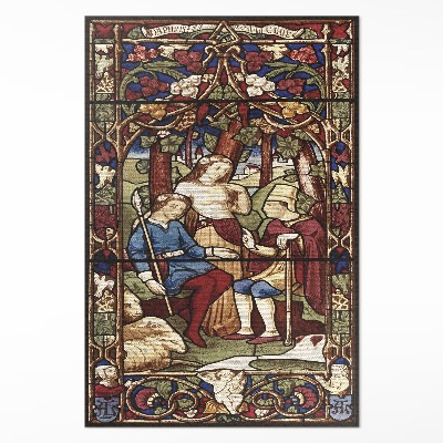 Dywan winylowy Sir Digby Wyatt imitacja witrażu gotyk