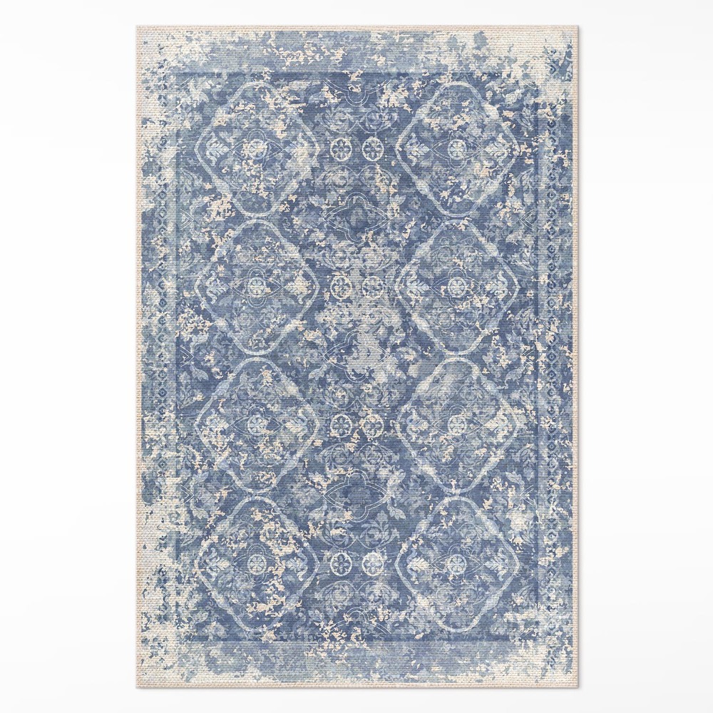 Dywan winylowy Stylowe ornament wytarty wzór vintage