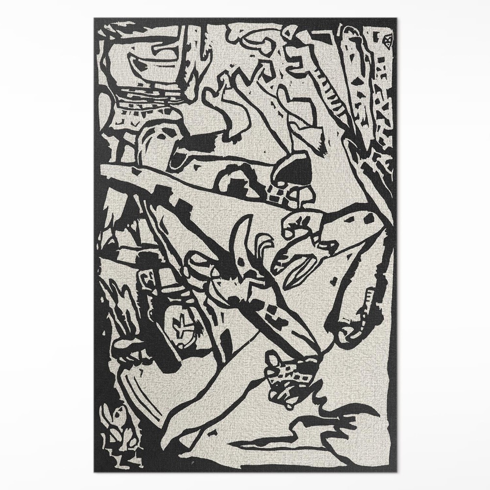 Dywan winylowy Kompozycja Wassily'ego Kandinsky'ego