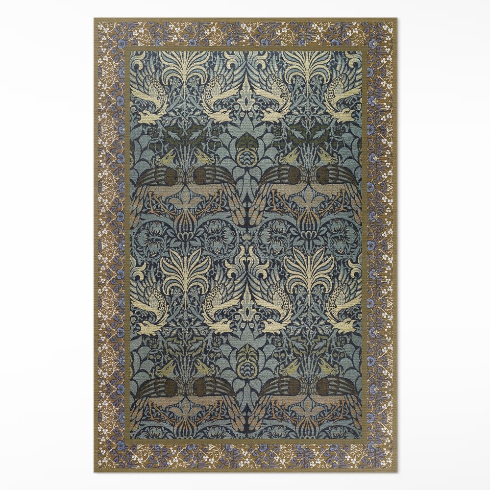 Dywan winylowy Paw i smok William Morris