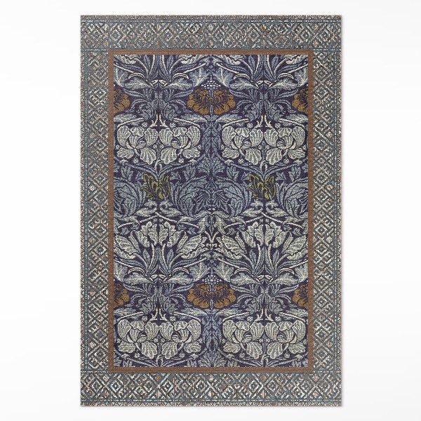 Dywan winylowy Ozdobne motywy roślinne wzór vintage