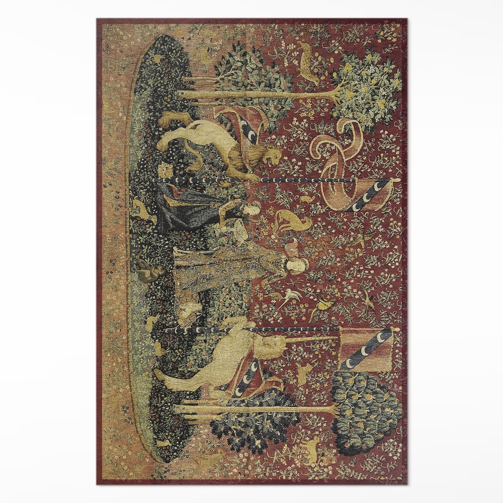 Dywan winylowy Średniowieczna imitacja tkaniny vintage