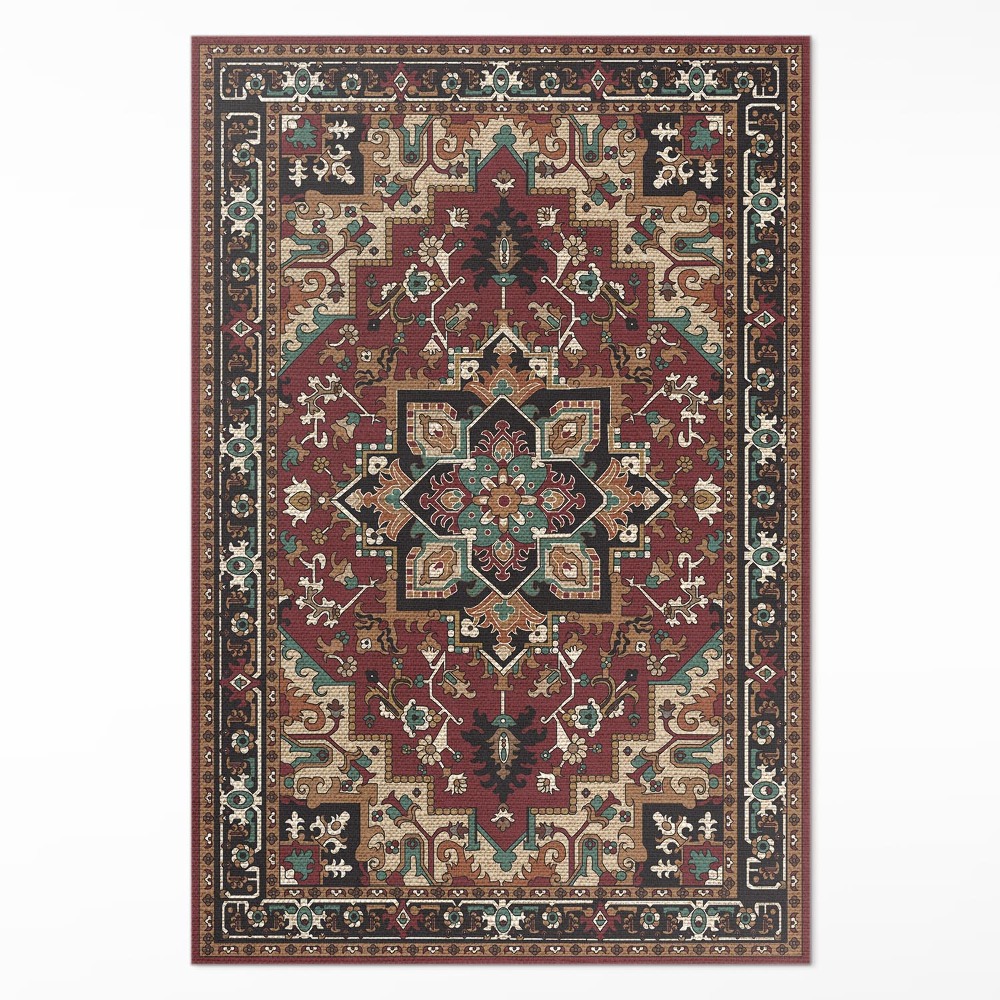 Dywan winylowy Klasyczny wzór turecki imitacja tkaniny