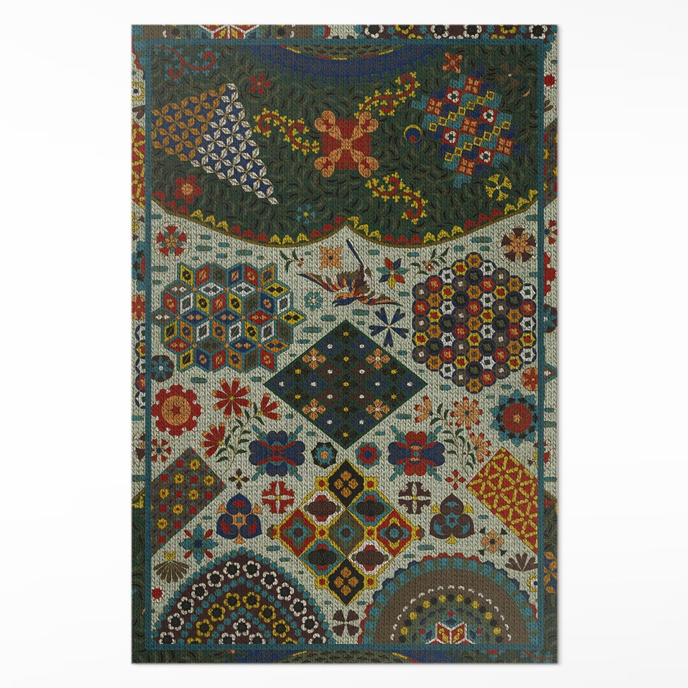 Dywan winylowy Japoński wzór Albert Racinet