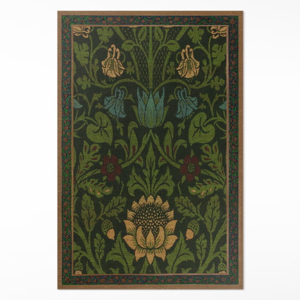 Dywan winylowy Kwiatowe motywy William Morris