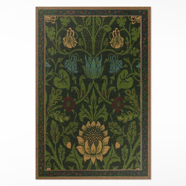 Dywan winylowy Kwiatowe motywy William Morris