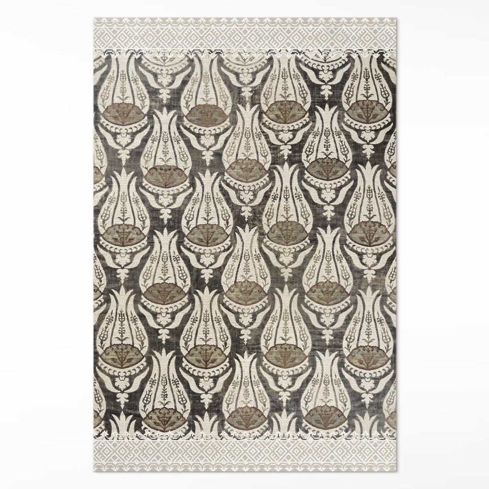 Dywan winylowy Kwiatowe dzbanki William Morris