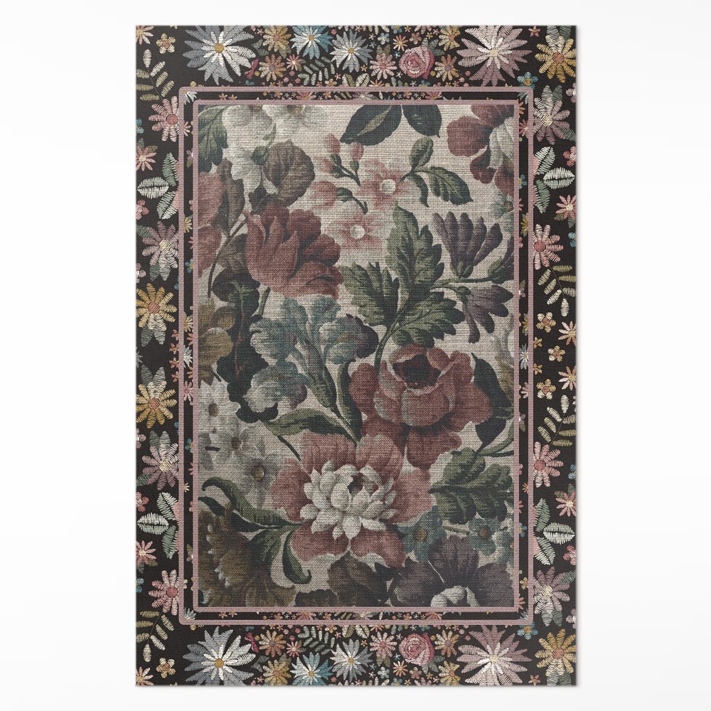 Dywan winylowy Blade kolory dzikie kwiaty vintage